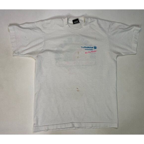 VINTAGE Boulder Bash Marco Island 1990 T-shirt Women Medium 90s Single Stitch - Picture 5 of 12